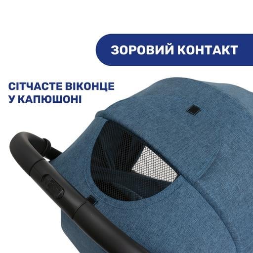 Прогулочная коляска Chicco Trolley Me, синяя (79865.58) - фото 8