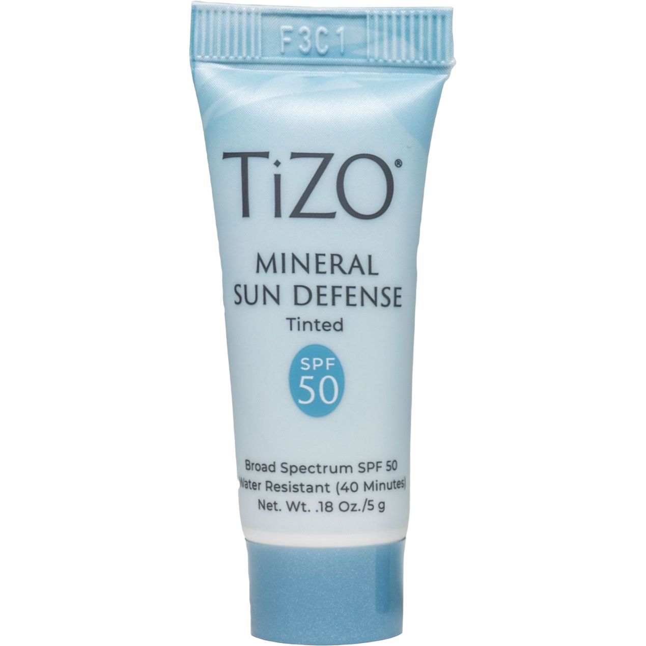 Крем минеральный солнцезащитный с оттенком TiZO Mineral Sun Defense Tinted SPF 50, 5 г - фото 1