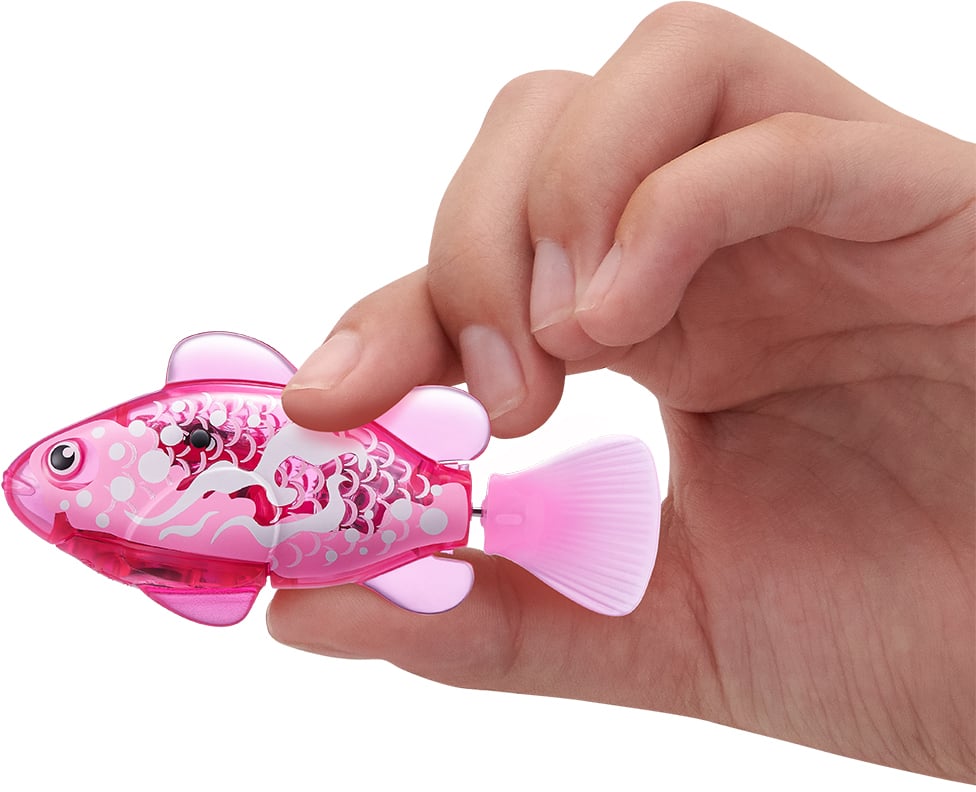 Інтерактивна іграшка Pets & Robo Alive S3 Роборибка, рожева (7191-6) - фото 4
