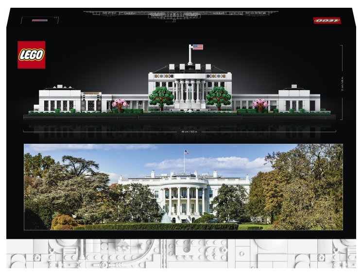 Конструктор LEGO Architecture Белый дом, 1483 детали (21054) - фото 3