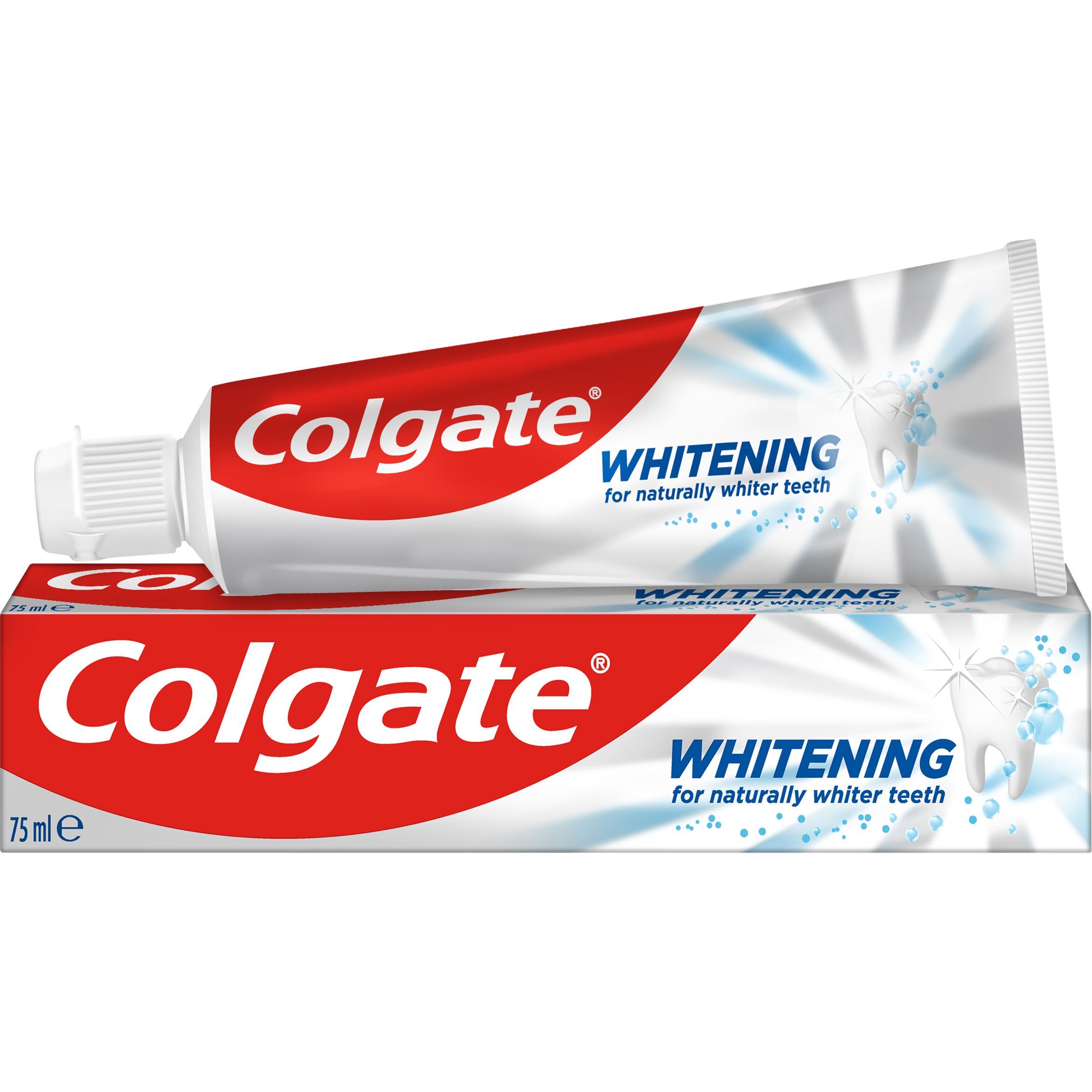 Зубная паста Colgate Whitening для Naturally Whiter Teeth 75 мл - фото 1