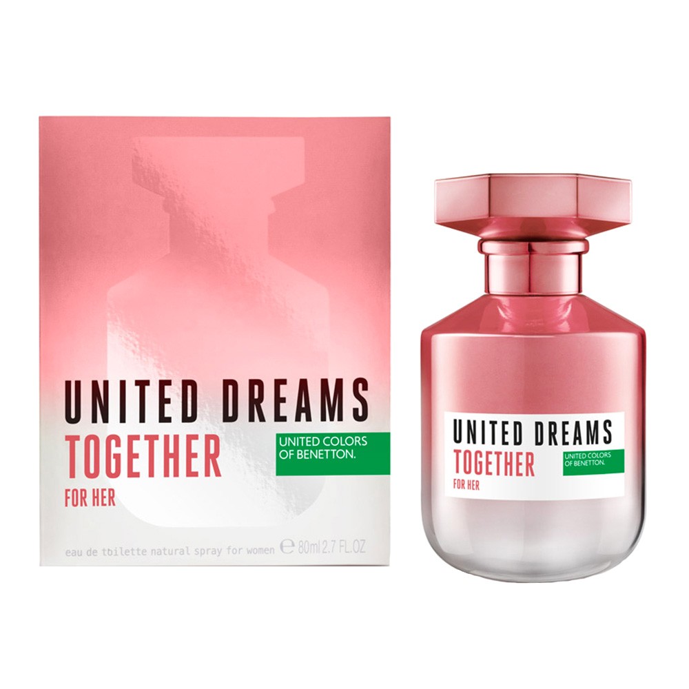 Туалетна вода United Colors of Benetton United Dreams Together For Her, 80 мл (65156780) - фото 2