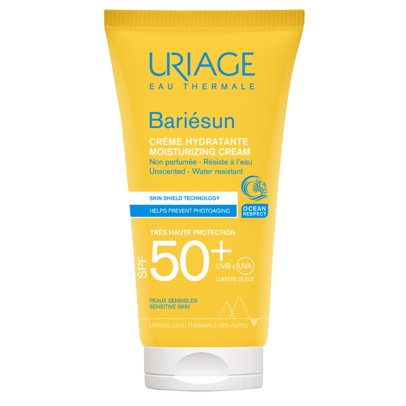 Сонцезахисний зволожуючий крем Uriage Bariesun SPF50+, без ароматизаторів, 50 мл - фото 1