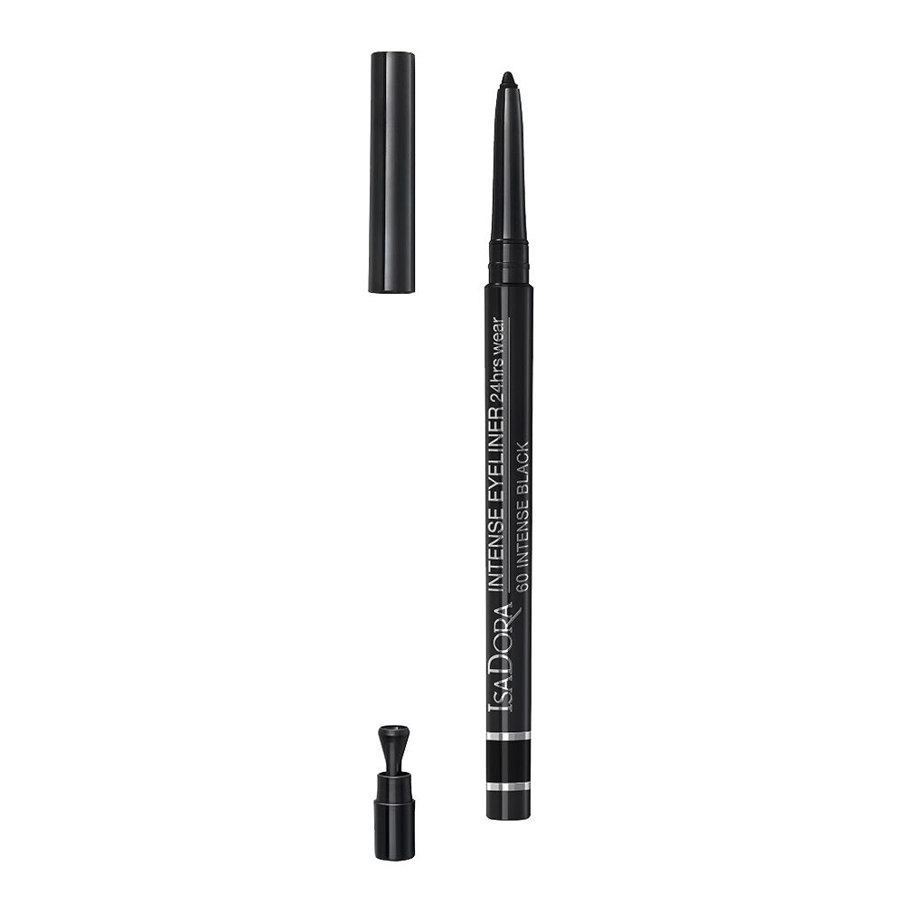 Автоматичний олівець для очей IsaDora Intense Eyeliner 24 Hrs Wear, відтінок 60 (Intense Black), 0,35 г (523465) - фото 2