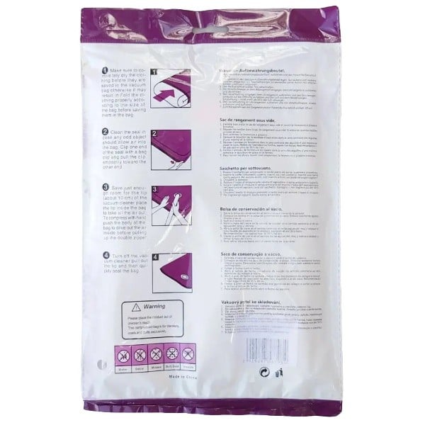 Вакуумный пакет для одежды Stenson Lavender ароматизированный 60х80 см (25851) - фото 2