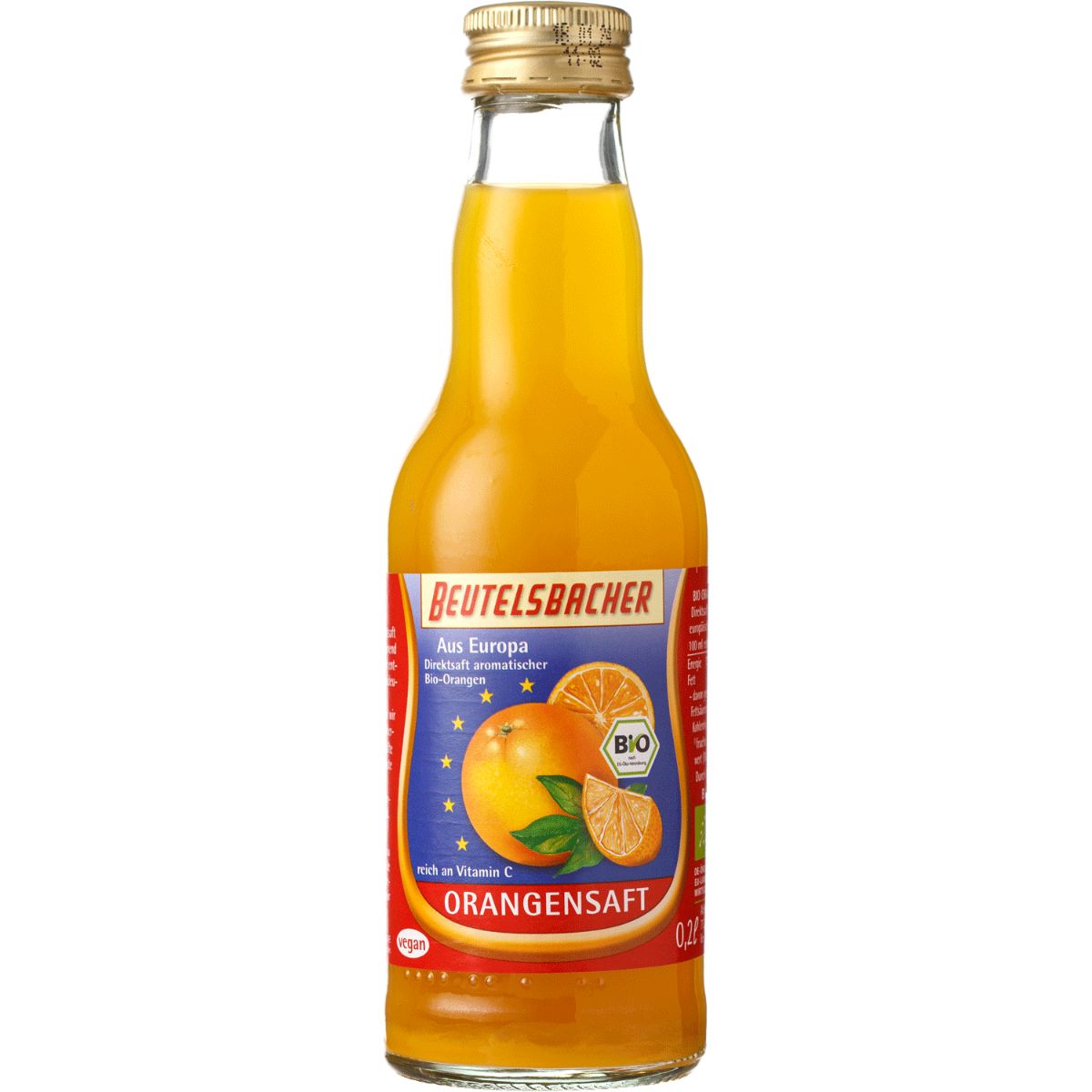 Сок Beutelsbacher апельсиновый органический 200 мл - фото 1