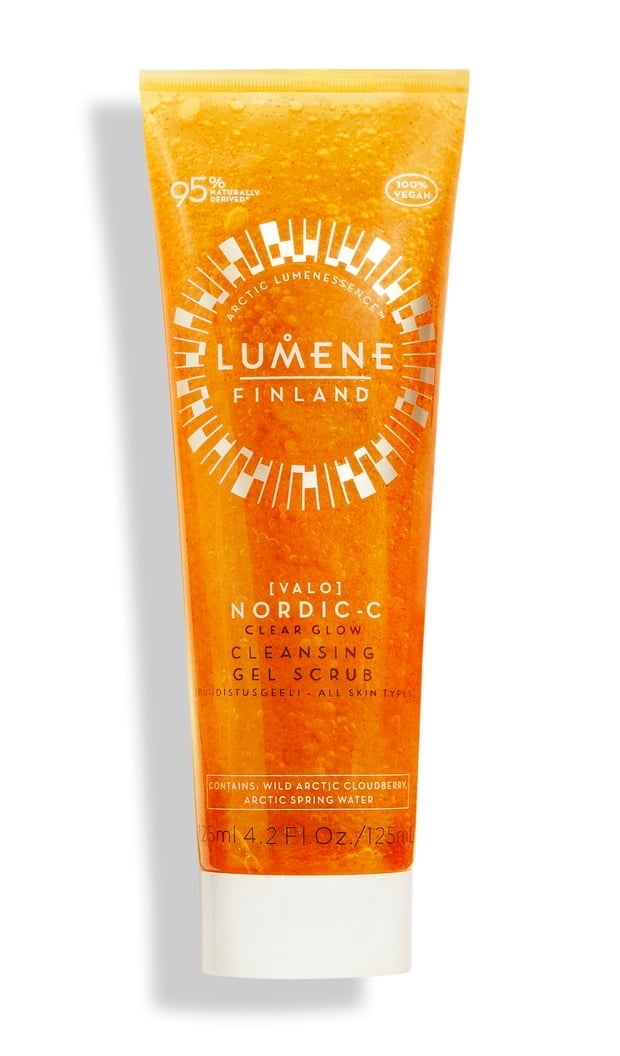 Очищающий гель-скраб для сияния кожи Lumene Valo Clear Glow Cleansing Gel Scrub, 125 мл (8000019474237) - фото 1