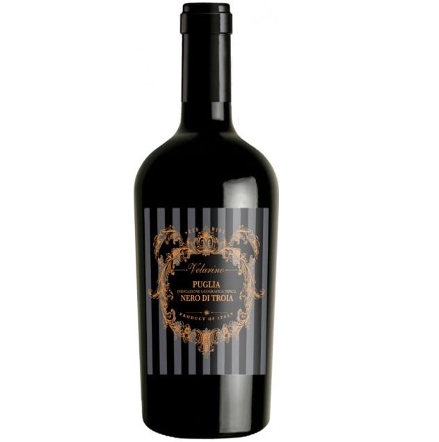 Вино Velarino Nero di Troia Puglia IGT, червоне, сухе, 14,5%, 0,75 л - фото 1