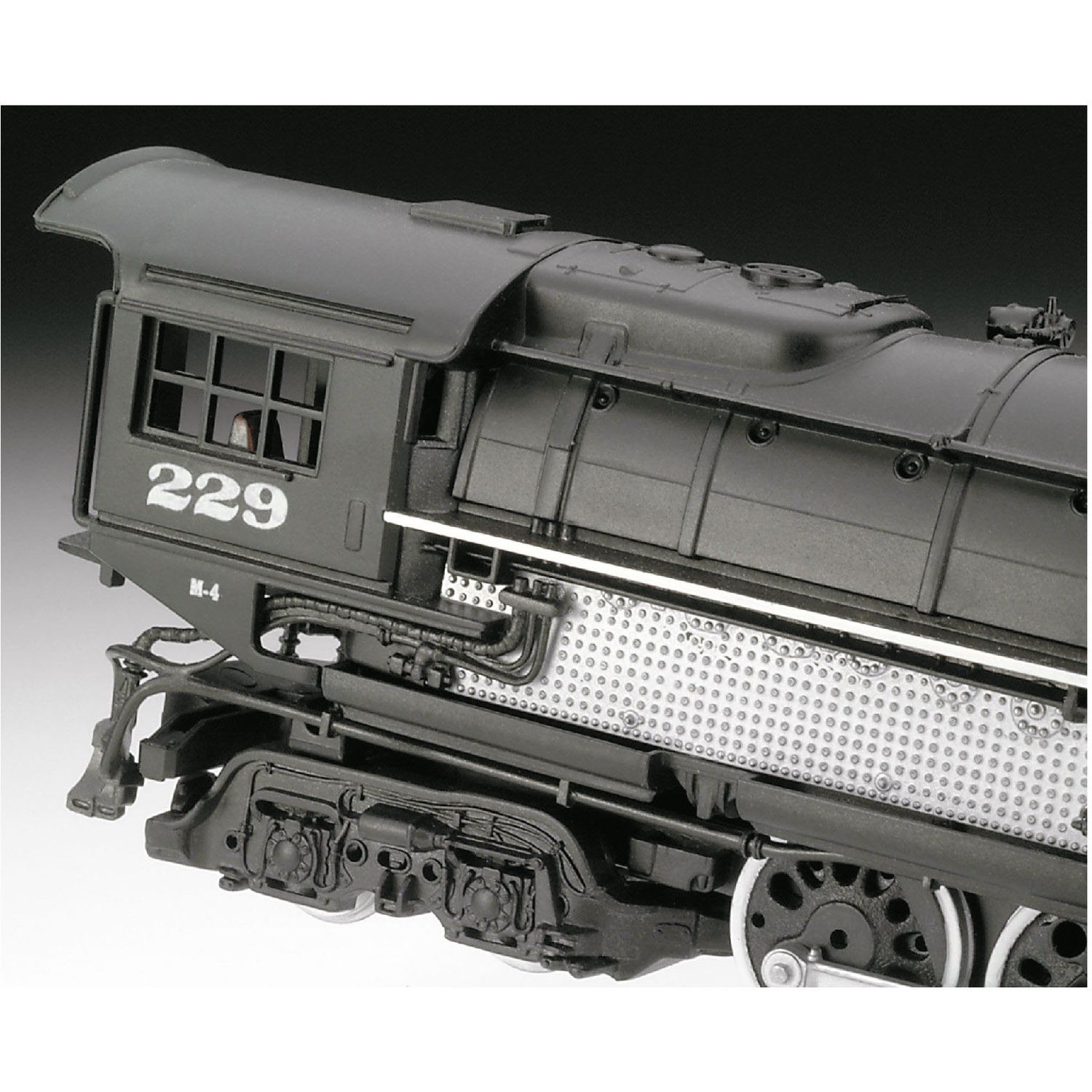 Збірна модель-копія Revell Big Boy Locomotive, рівень 3, 1:87, 87 деталей (RVL-02165) - фото 6