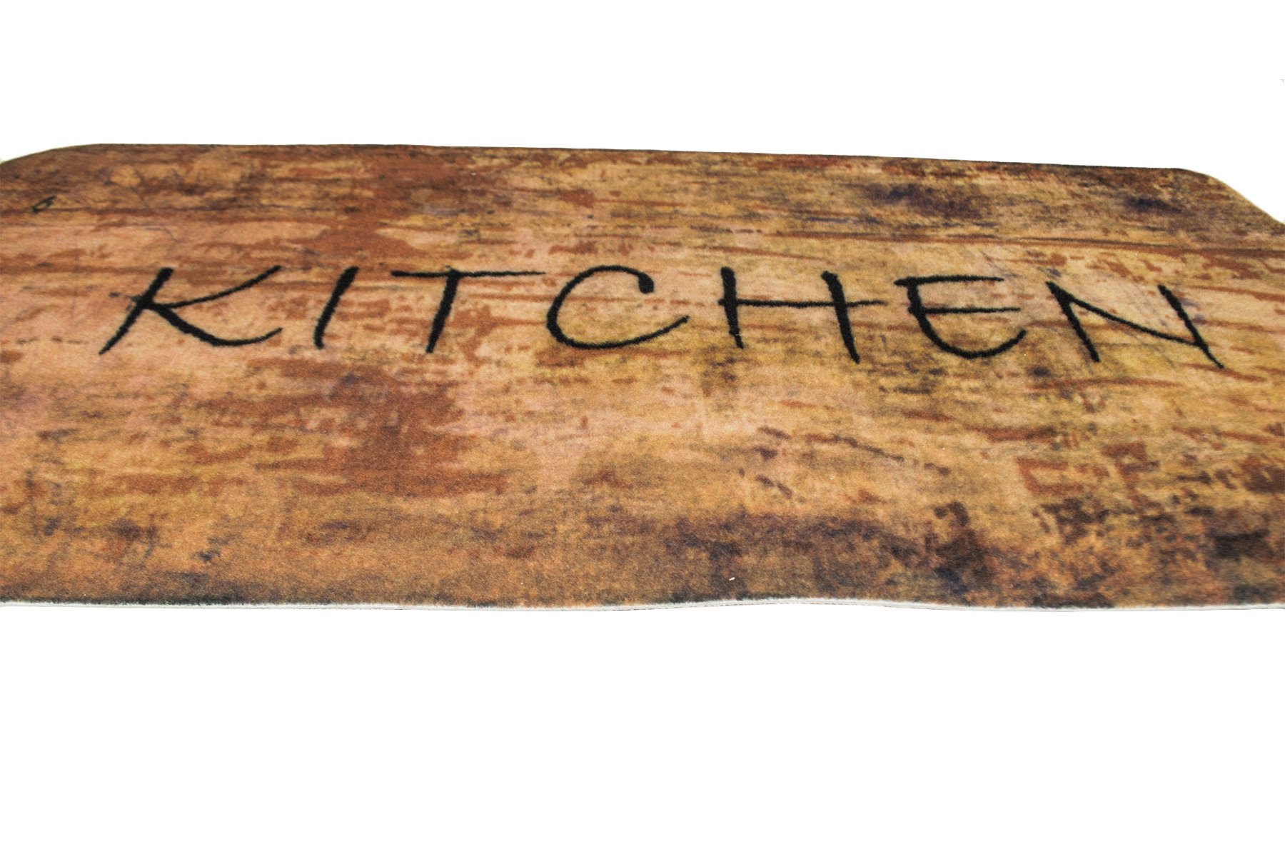 Килимок для кухні IzziHome Cooky Kitchen Wood, 125х50 см, коричневий (2200000541956) - фото 4