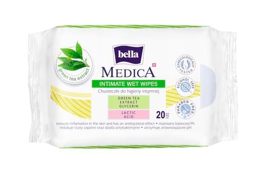 Вологі серветки Bella Medica, для інтимної гігієни, 20 шт. - фото 1