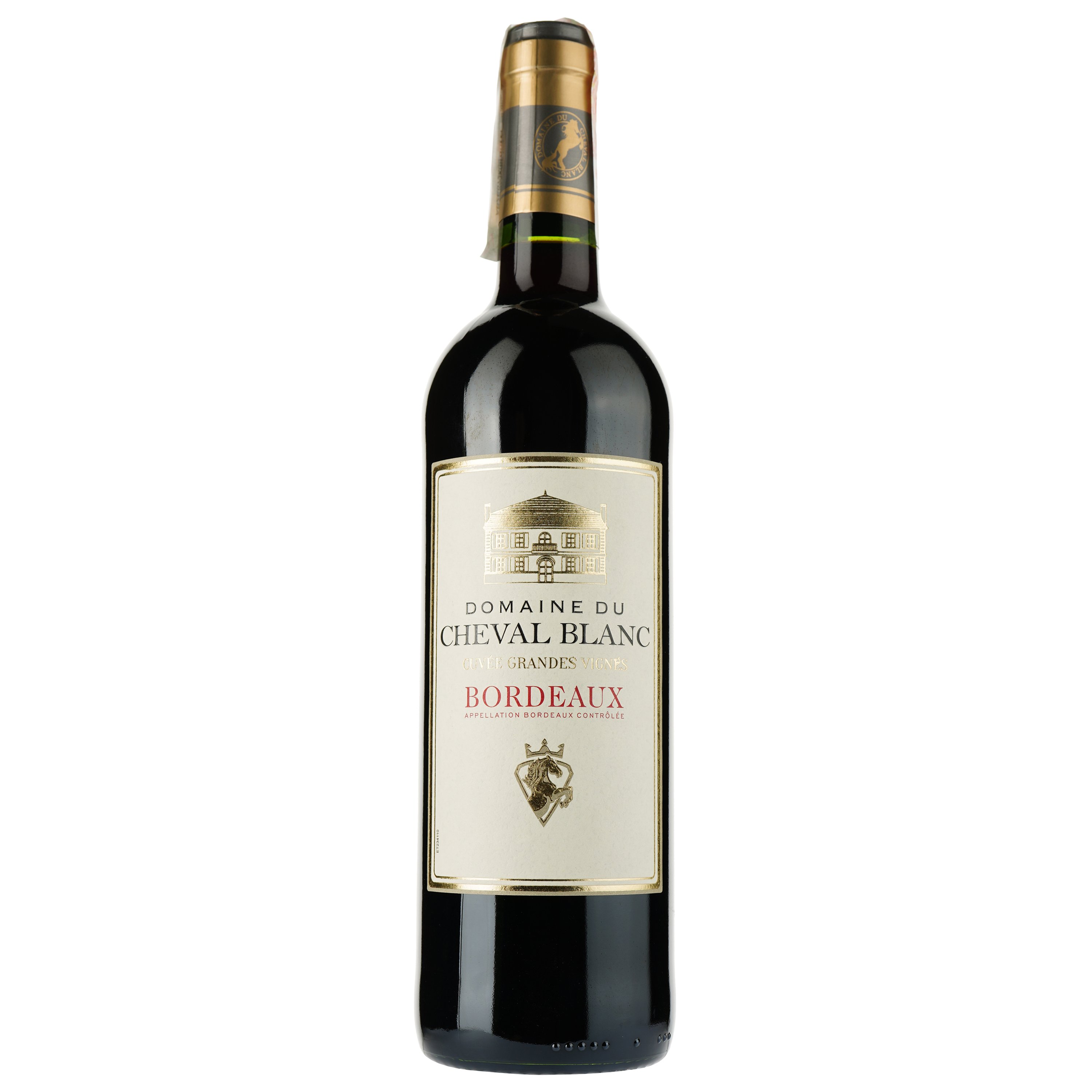 Вино Domaine du Cheval Blanc Cuvee Grandes Vignes, красное, сухое, 0,75 л - фото 1