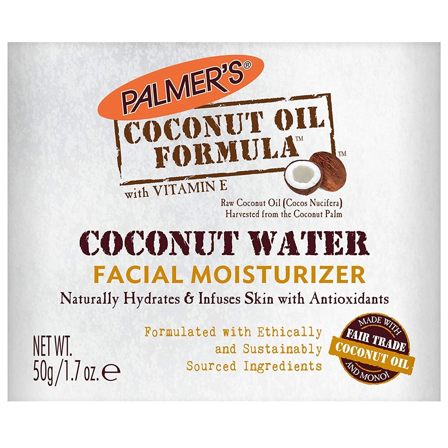 Крем для обличчя Palmer's Coconut Oil Formula зволожуючий, 50 мл (3245-6) - фото 2
