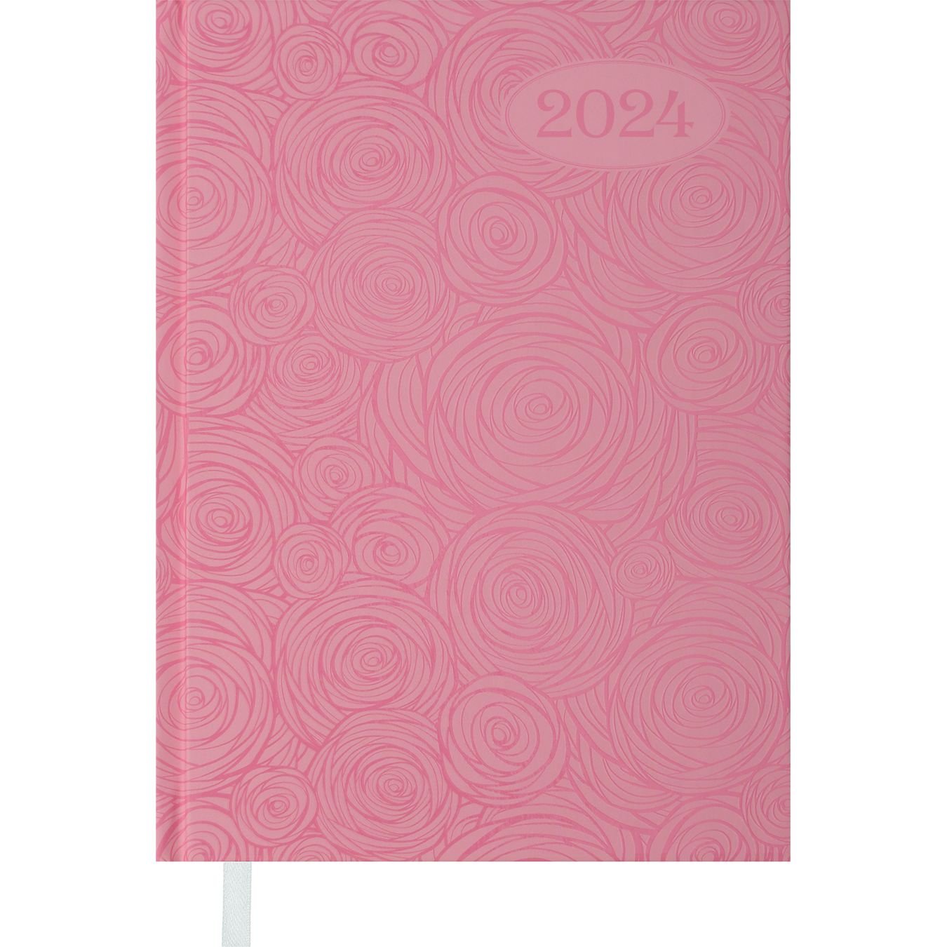 Ежедневник датированный Buromax Vintage 2024 A5 розовый (BM.2174-43) - фото 1