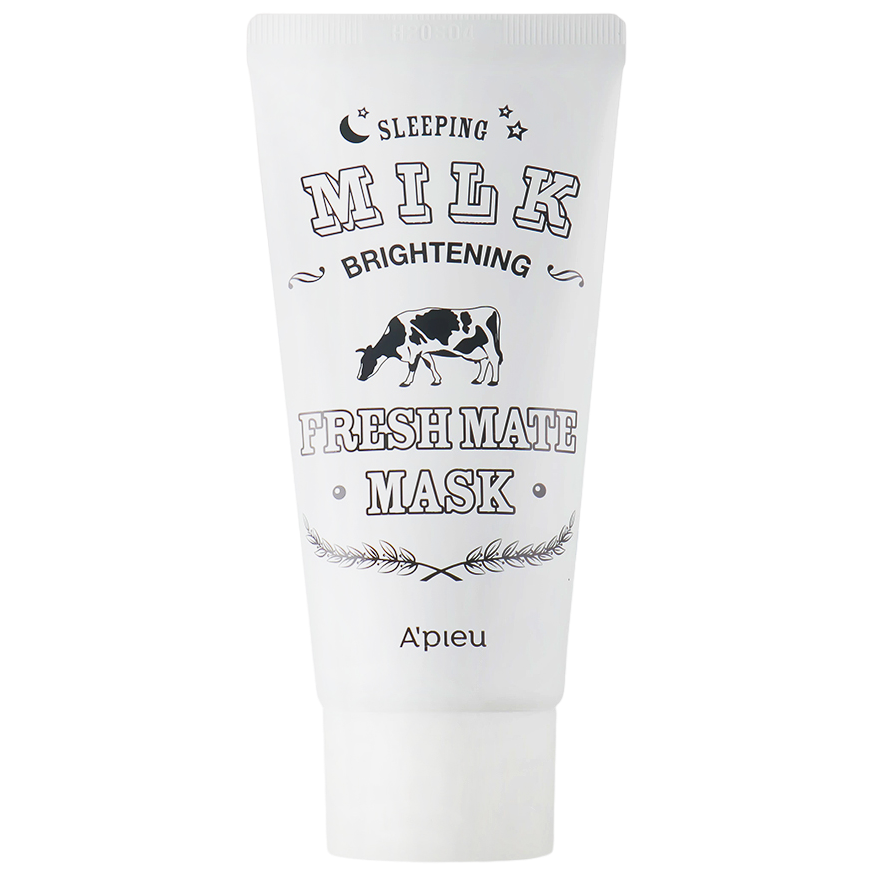 Ночная маска для лица A'pieu Fresh Mate Sleeping Milk Brightening Mask с молочными протеинами, 50 мл - фото 1