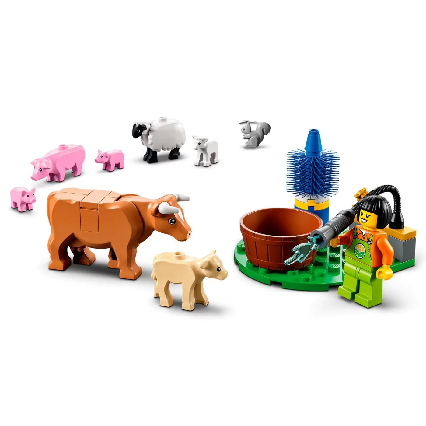 Конструктор LEGO City Животные на ферме и в хлеву, 230 деталей (60346) - фото 6