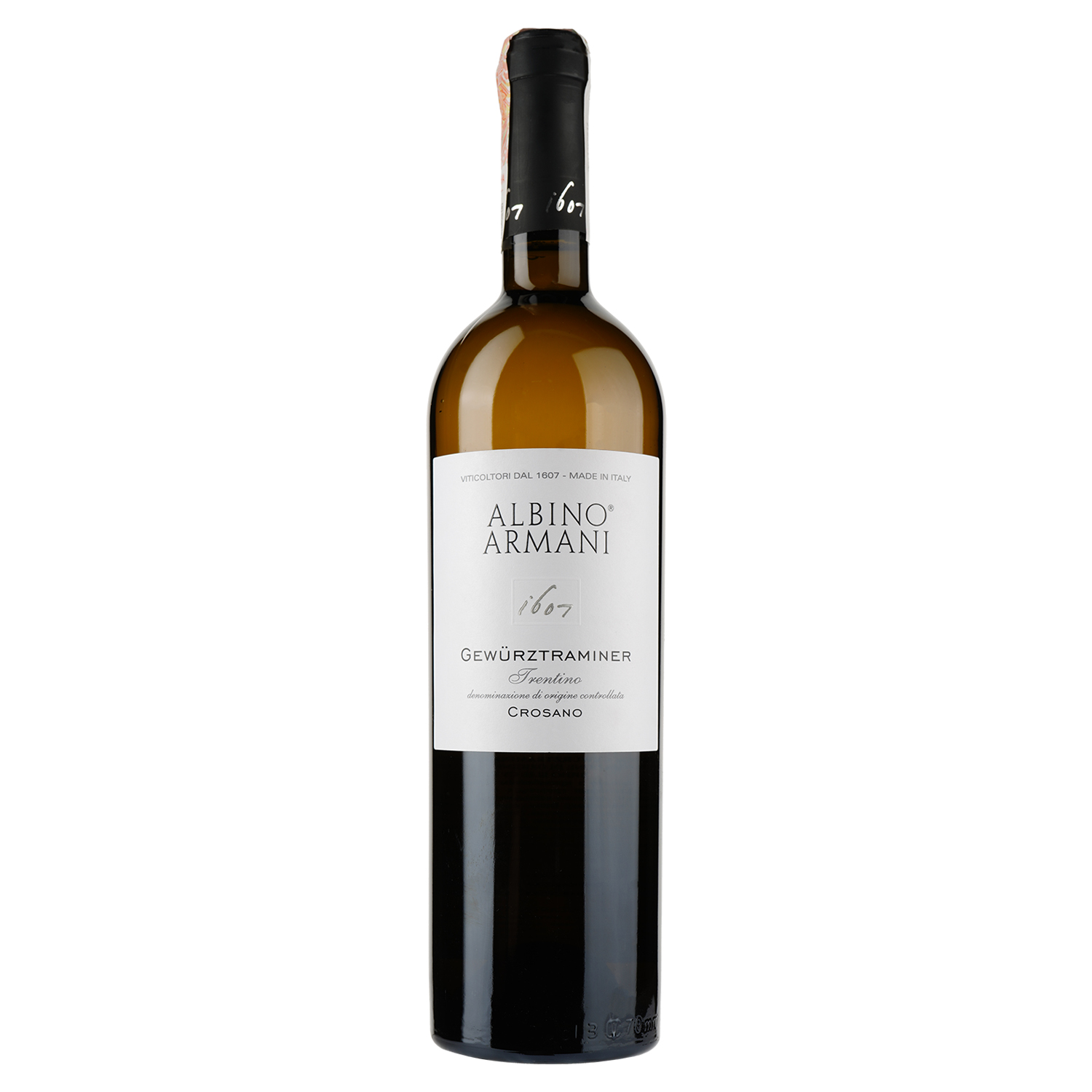 Вино Albino Armani Gewürztraminer Trentino Crosano DOC, белое, сухое, 13%, 0,75 л - фото 1