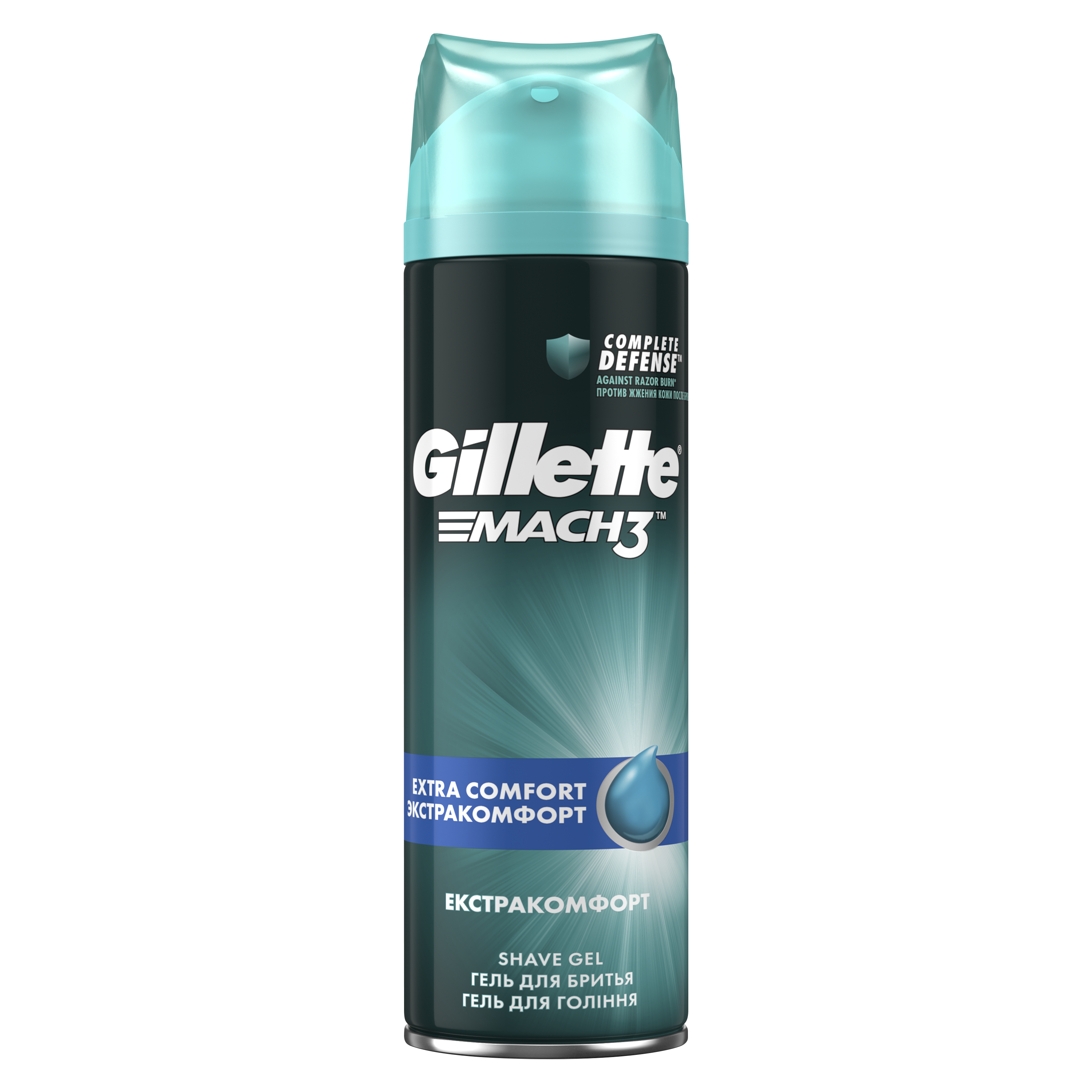Гель для гоління Gillette Mach 3 Extra Comfort, 200 мл - фото 2