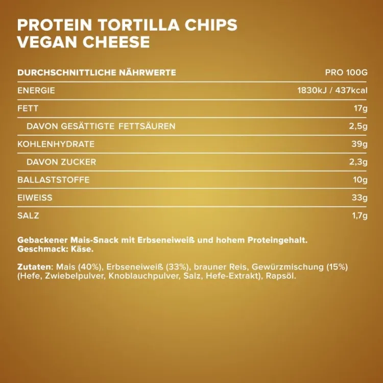 Протеиновые чипсы IronMaxx Protein Tortillas Веганский сыр 60 г - фото 2