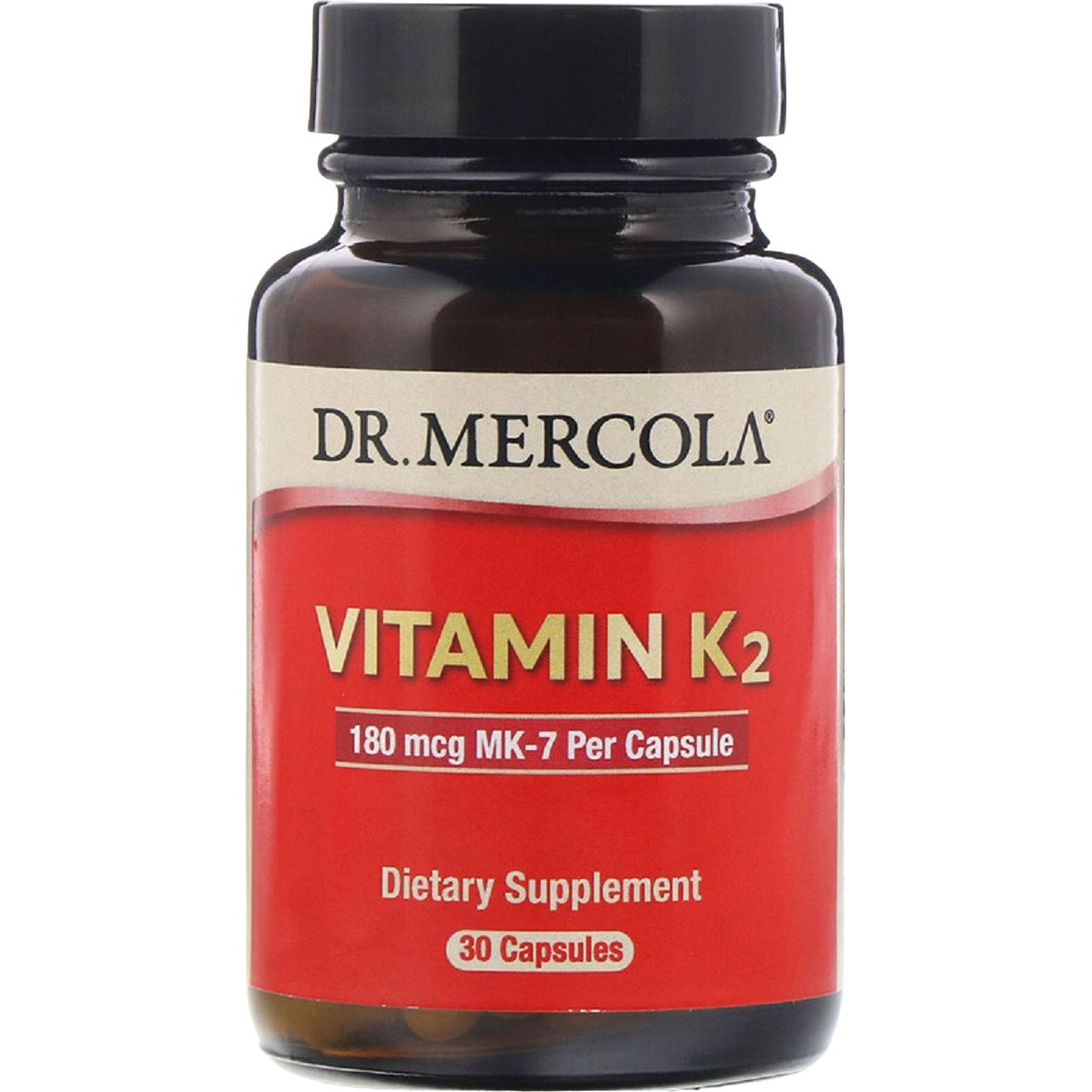 Витамин K2 Dr. Mercola Vitamin K2 30 капсул - фото 1