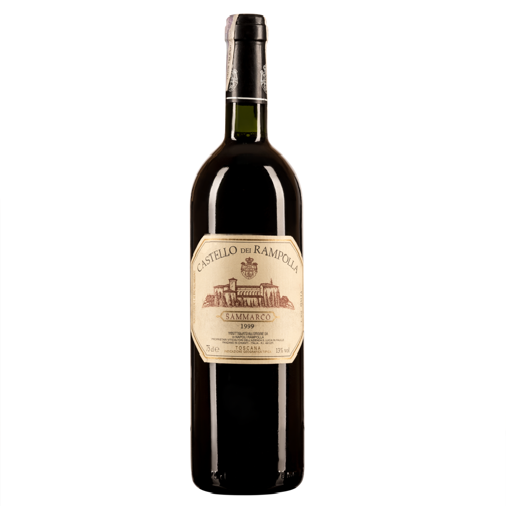 Вино Castello dei Rampolla Sammarco 1999 Cabernet Sauvignon, червоне, сухе, 13%, 0,75 л - фото 1