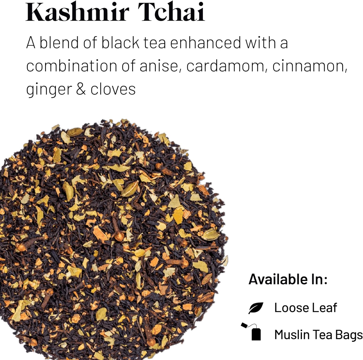 Чай черный Kusmi Tea Kashmir Tchai органический 100 г - фото 3