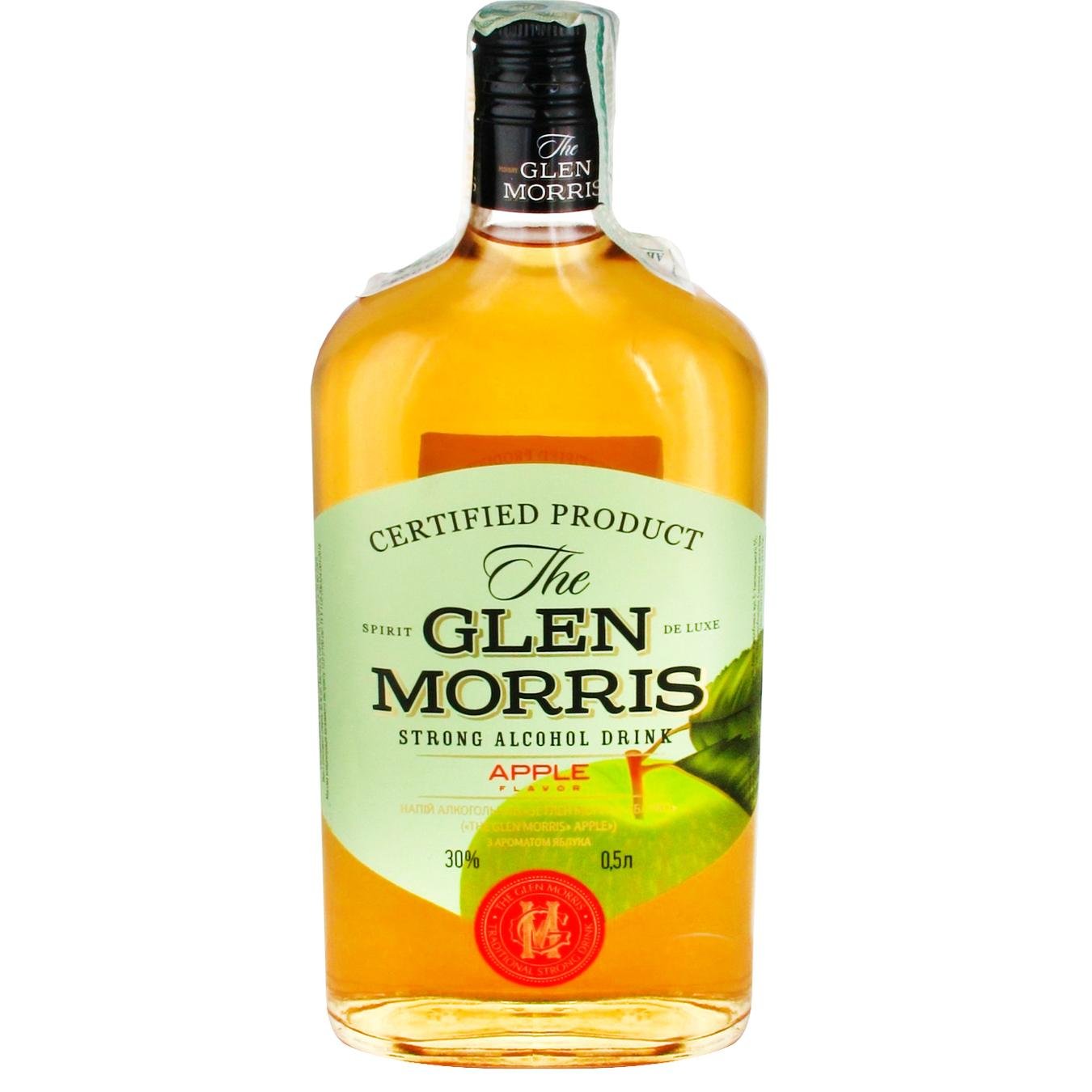 Напиток алкогольный The Glen Morris Apple, 30%, 0,5 л - фото 1