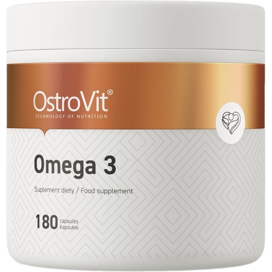 Жирні кислоти OstroVit Omega 3 180 капсул - фото 1