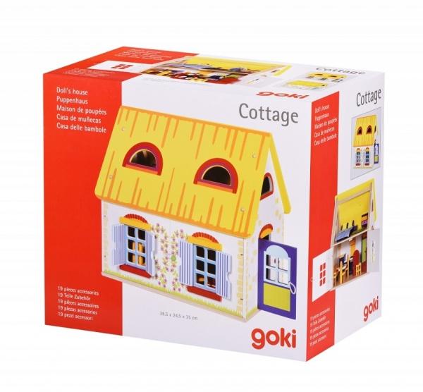 Кукольный домик Goki с мебелью, 19 предметов (51742G) - фото 10