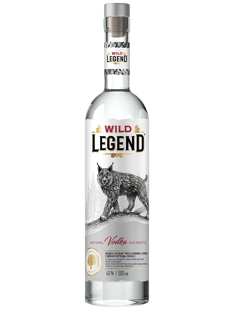 Горілка Wild Legend Рис, 40% 0.5 л - фото 1