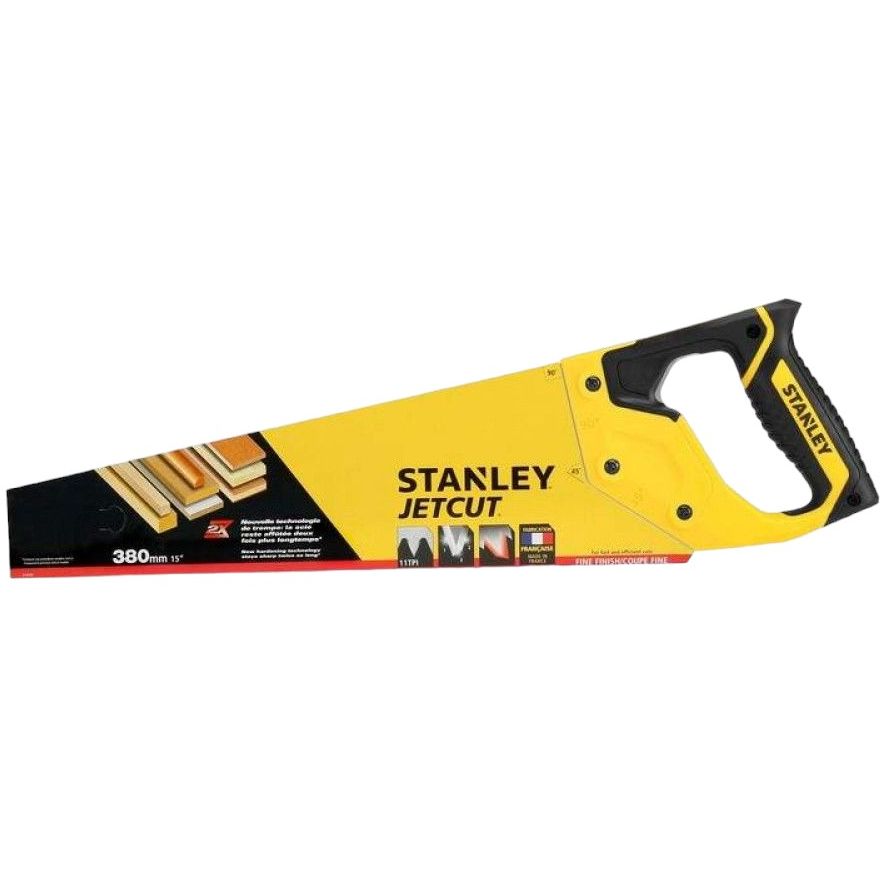 Ножівка по дереву Stanley Jet-Cut Fine 11TPI 380 мм (2-15-594) - фото 3