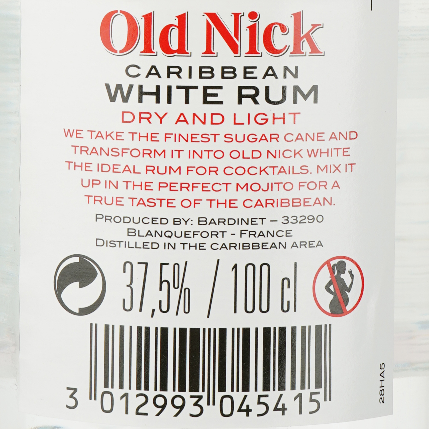 Ром Old Nick Caribbean White Rum 37.5% 1 л - фото 5