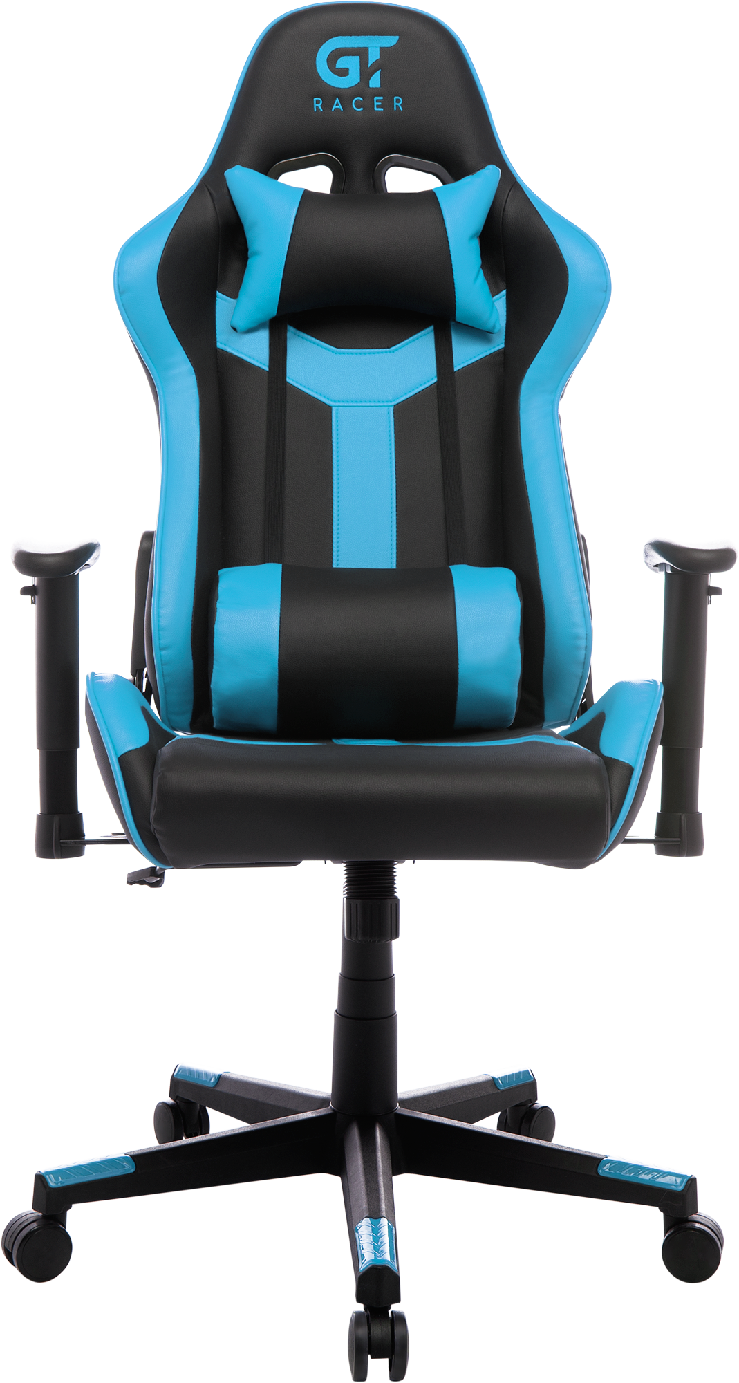 Геймерське крісло GT Racer чорне із синім (X-2527 Black/Blue) - фото 3