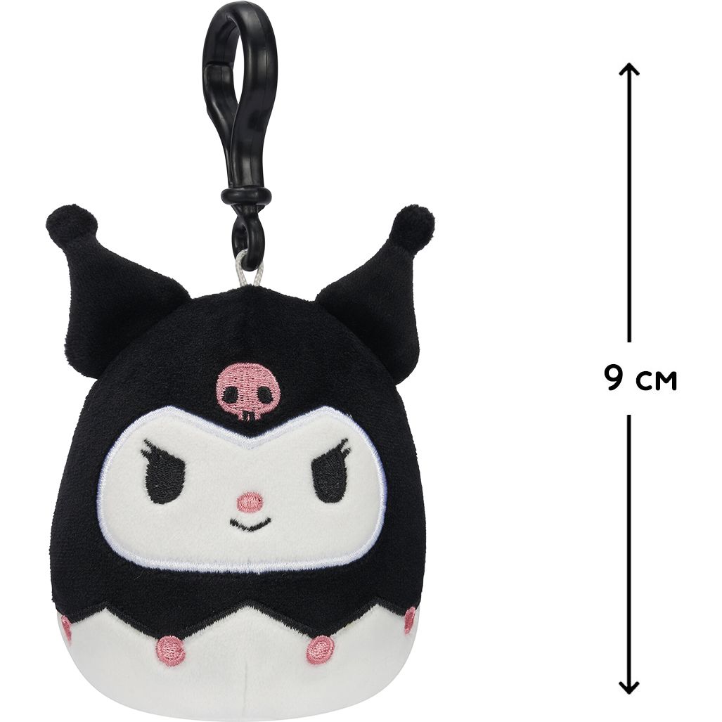 М'яка іграшка Squishmallows Hello Kitty на кліпсі Куромі 9 см (SQSN00277) - фото 2