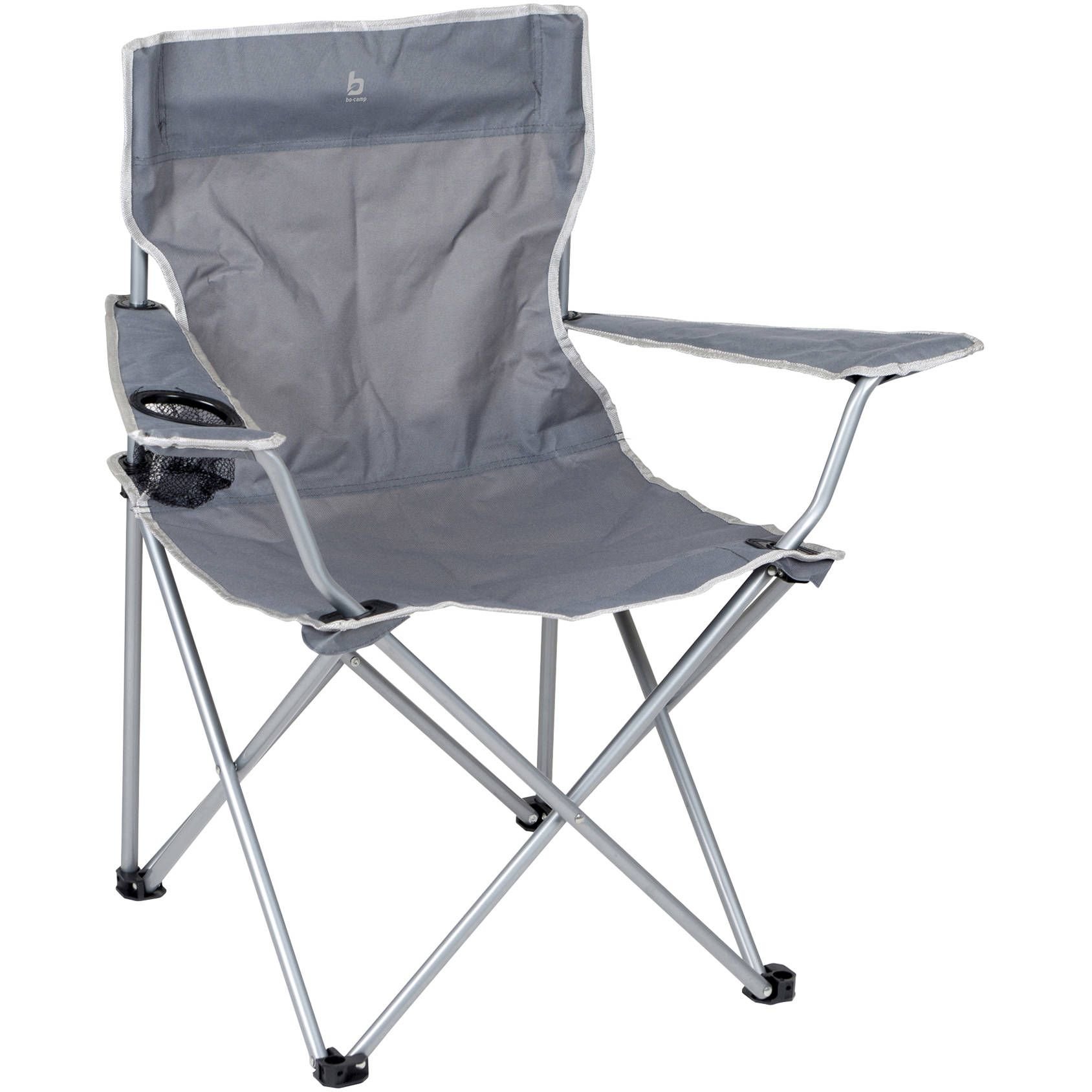 Кресло раскладное Bo-Camp Foldable Compact серое (1267192) - фото 1