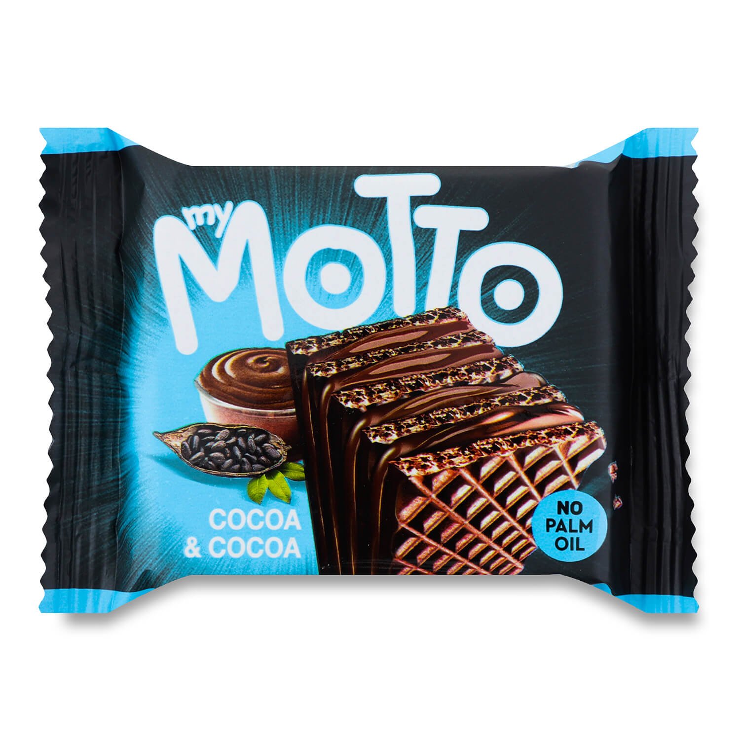 Вафлі MyMotto Подвійне какао, 34 г (846365) - фото 1