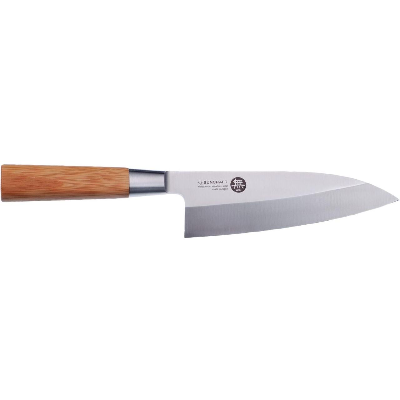 Нож кухонный Suncraft Деба 165 мм Бежевый 000291593 - фото 1