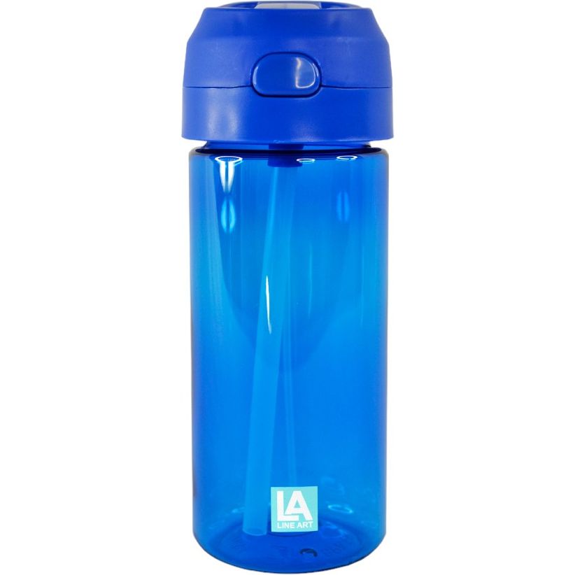 Бутылка для воды Line Art Bright 440 мл синяя (20221LA-03) - фото 1