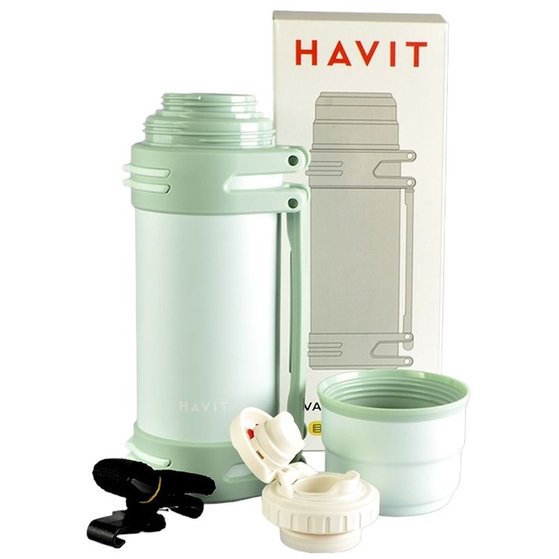 Термос вакуумный Havit HV-TM008 Green 1.2 л (HV-TM008) - фото 2