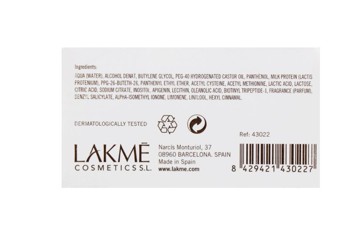 Концентрат интенсивного действия Lakme K.Therapy Active Shock Concentrate, против выпадения волос, 8 шт. х 6 мл - фото 5