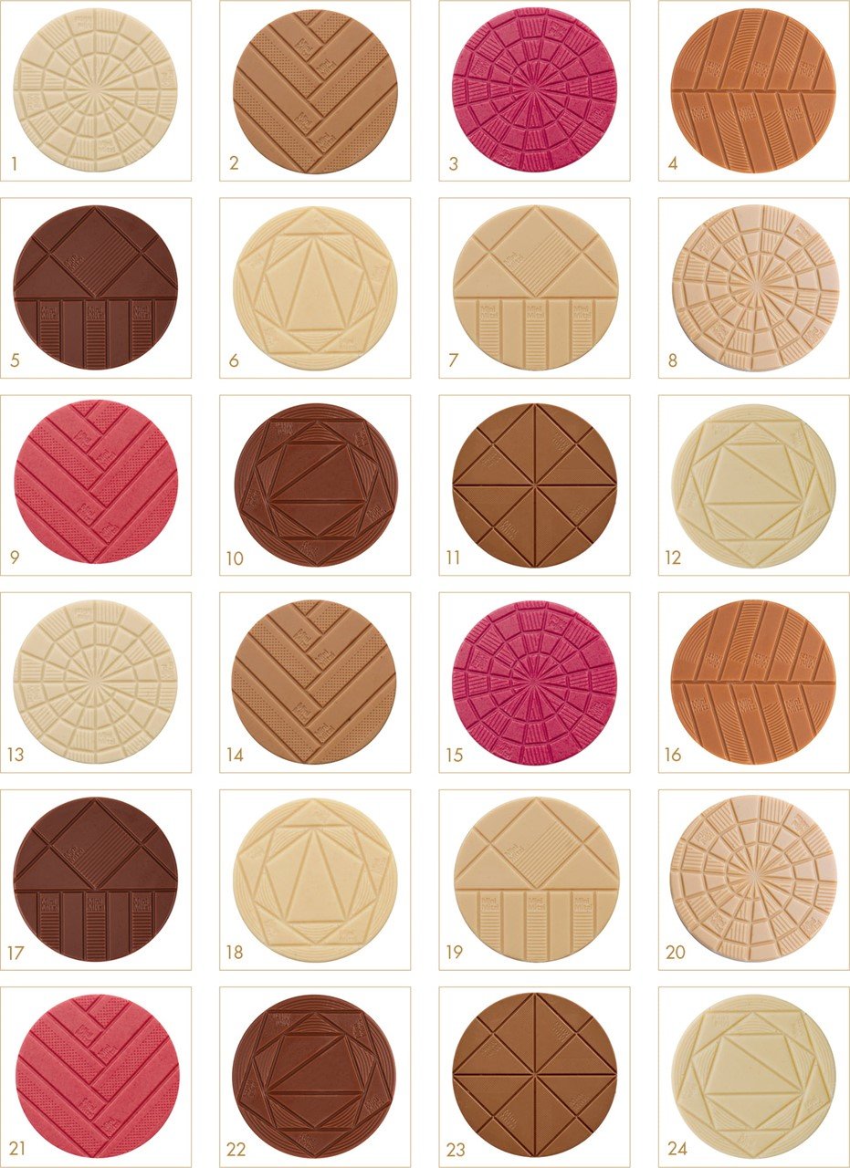 Набір шоколаду Zotter Адвент календар для дітей органічний 240 г - фото 3