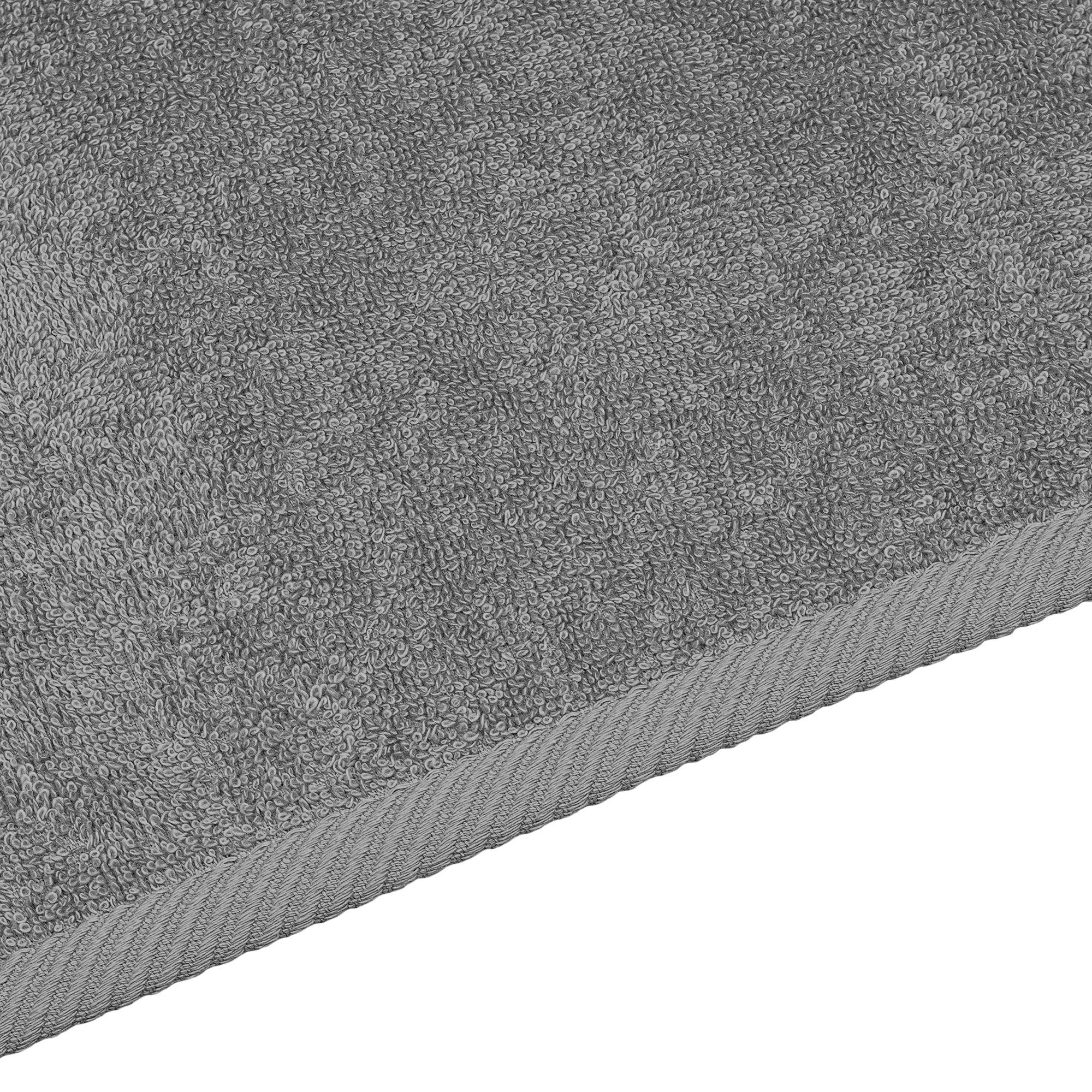 Полотенце махровое Home Line, 500 г/м², 90х50 см, серый (165675) - фото 2