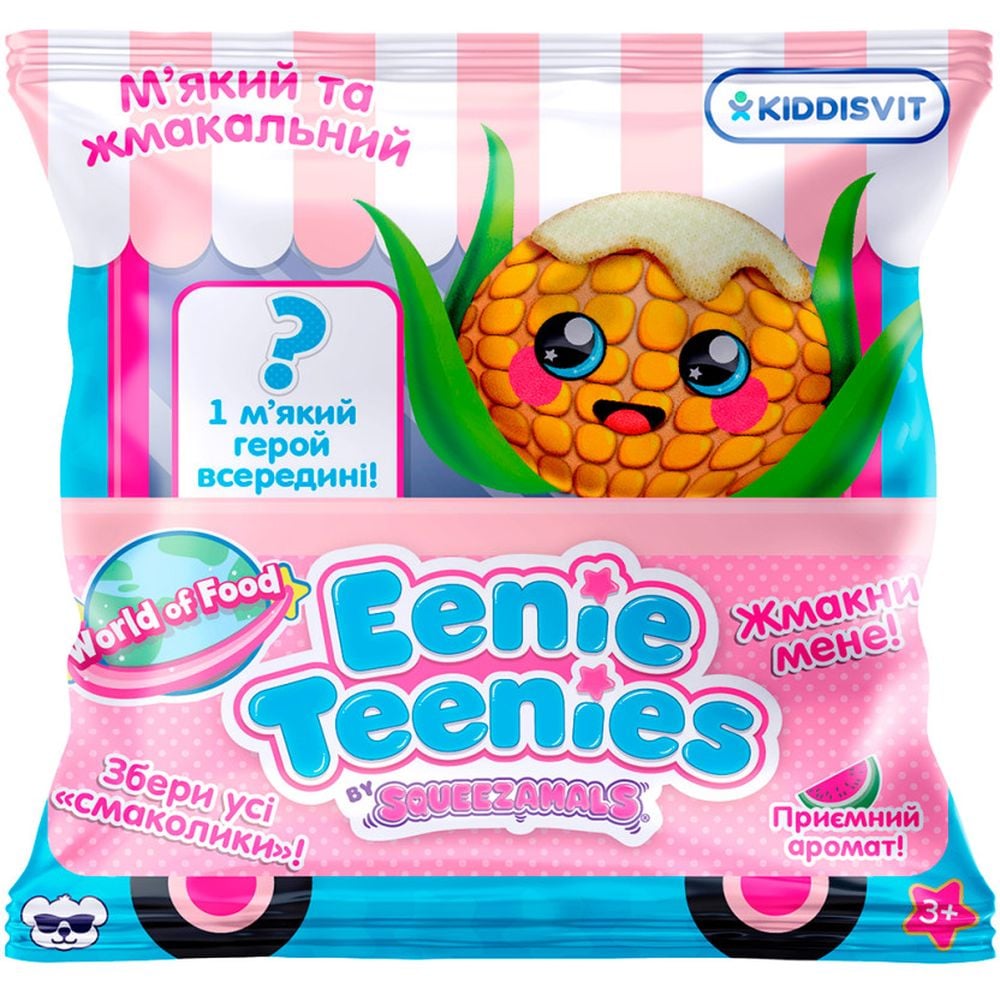 Мягкая игрушка Kiddisvit Squeezamals Eenie Teenies Вкусы в ассортименте. - фото 1