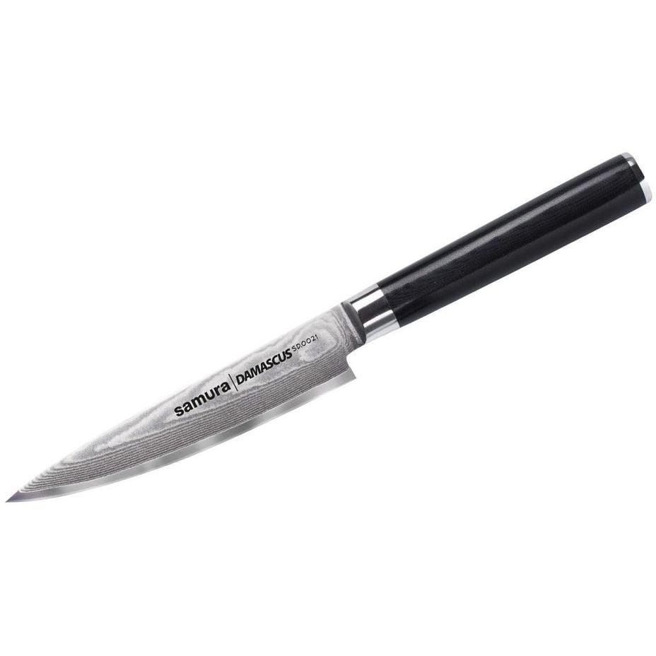 Нож кухонный Samura универсальный 125 мм Черный 000266661 - фото 1