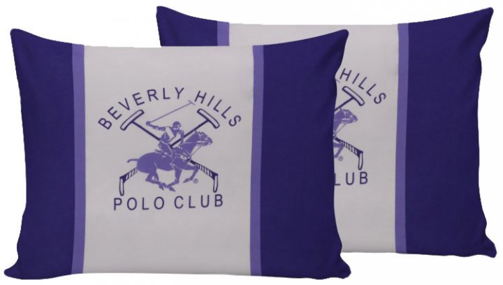 Наволочки Beverly Hills Polo Club BHPC 029 Lilac, 70х50 см, ліловий, 2 шт. (2000022202572) - фото 1