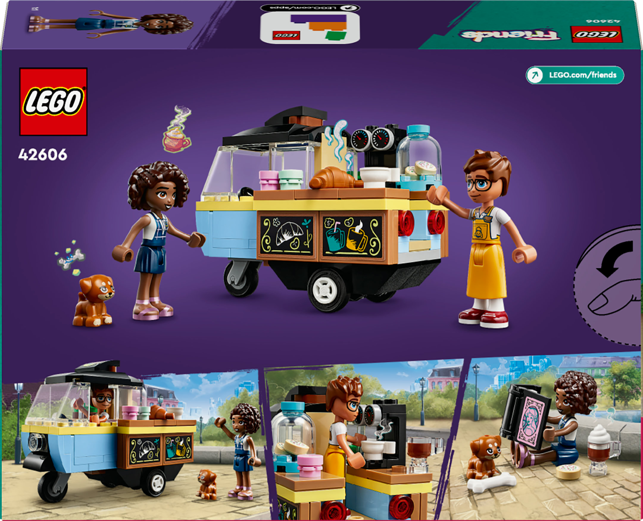 Конструктор LEGO Friends Пекарня на колесах 125 деталі (42606) - фото 9