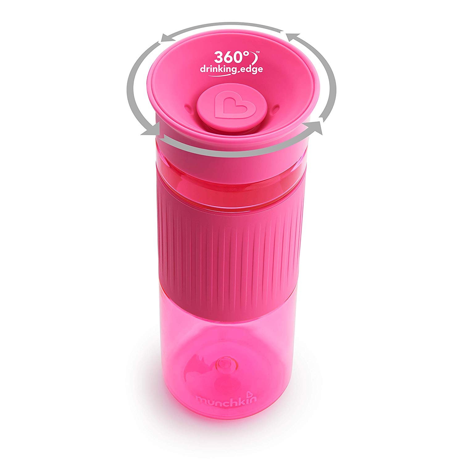 Бутылка-непроливайка Munchkin Miracle 360 Hydration, для взрослых, 710 мл, розовый (012493) - фото 2