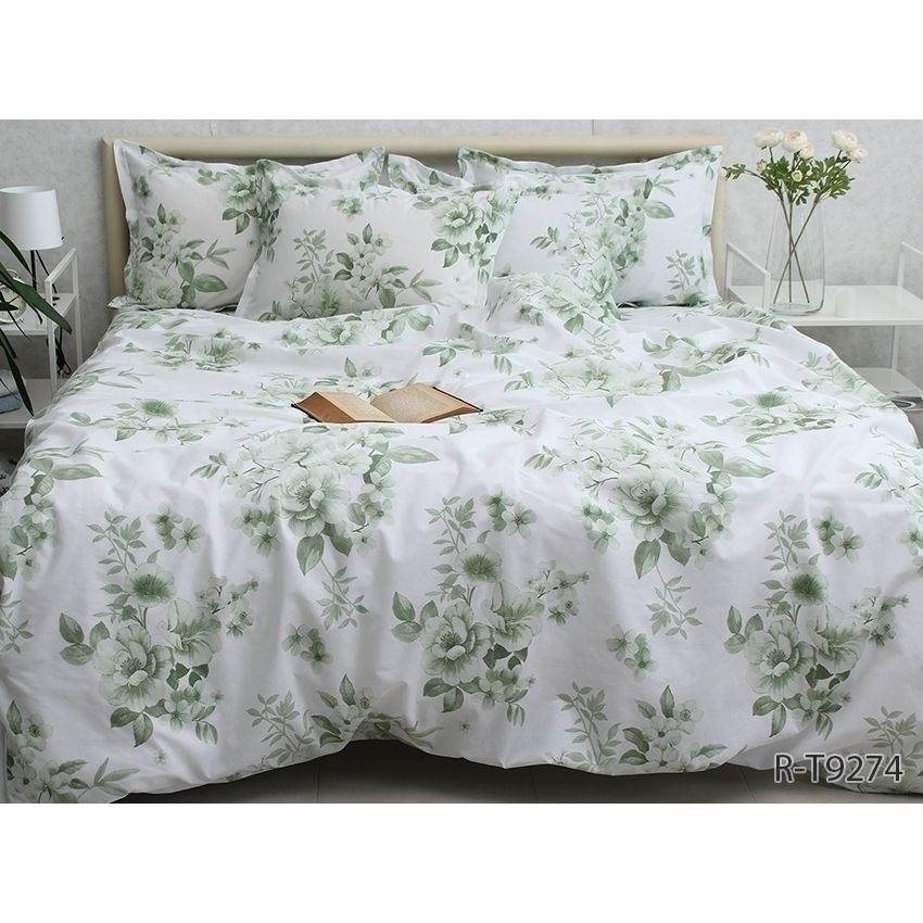 Комплект постільної білизни TAG Tekstil 1.5-спальний Різнокольоровий 000240774 (R-T9274) - фото 1