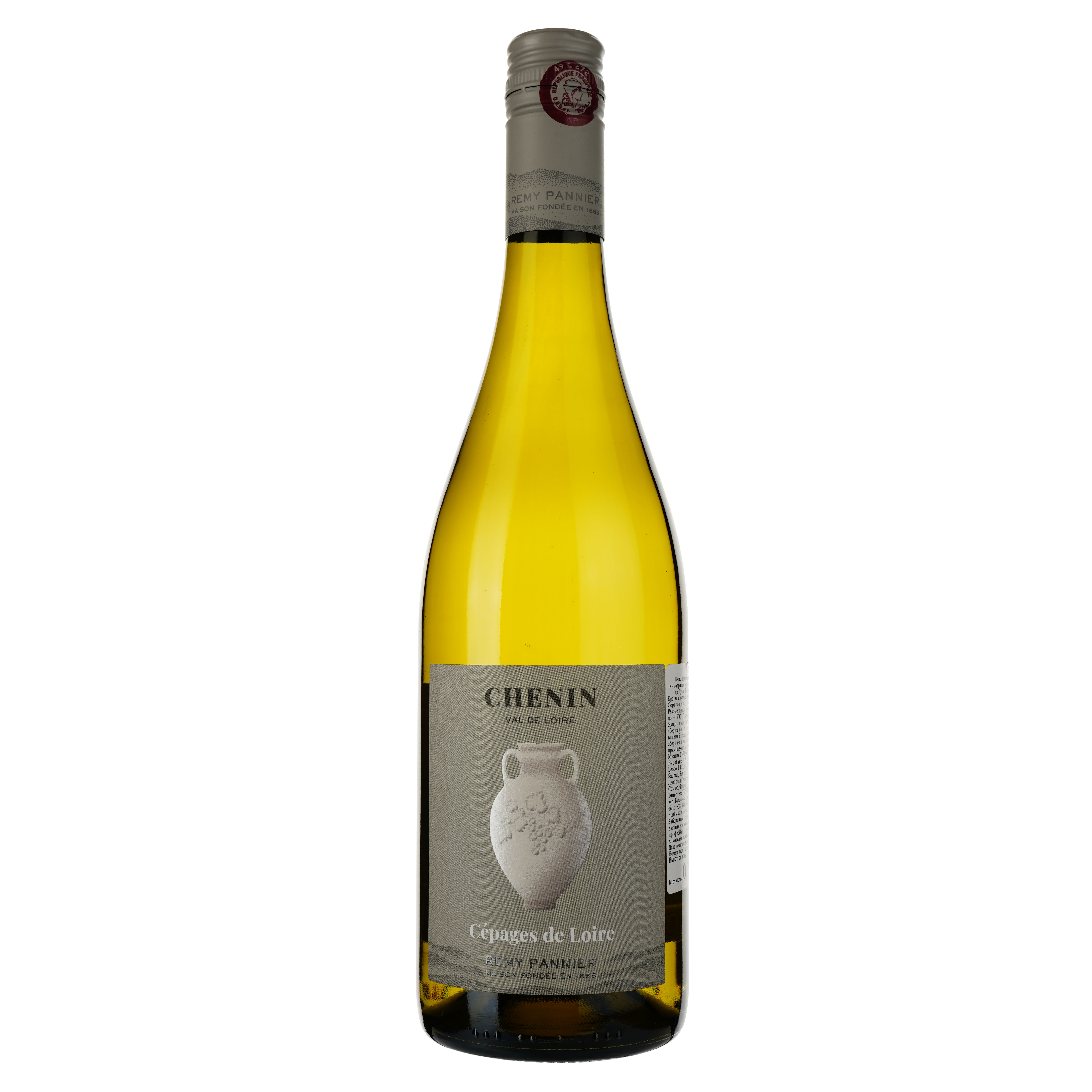 Вино Remy Pannier Chenin Blanc Cepages de Loire, белое, сухое, 0.75 л - фото 1