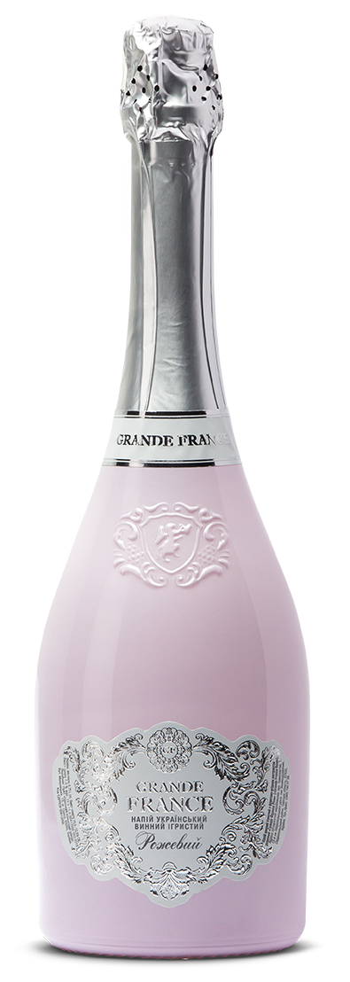 Вино ігристе Grande France, рожеве, солодке, 10-13,5%, 0,75 л (765223) - фото 1